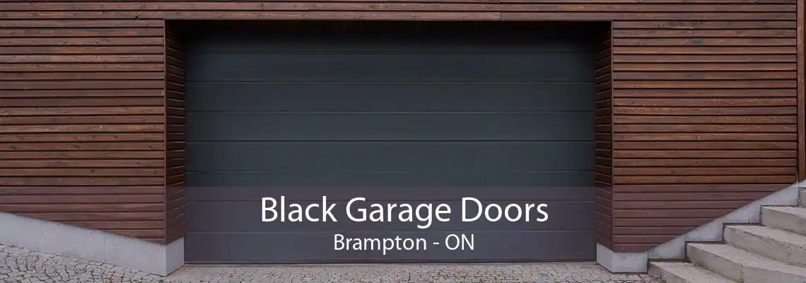 Black Garage Doors Brampton - ON