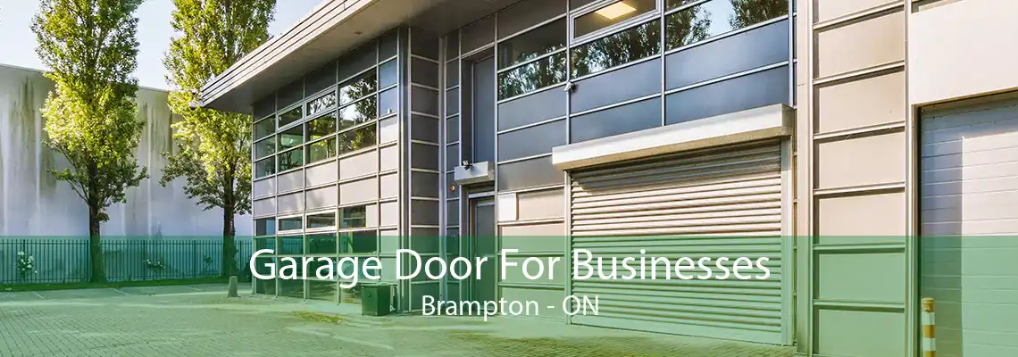 Garage Door For Businesses Brampton - ON