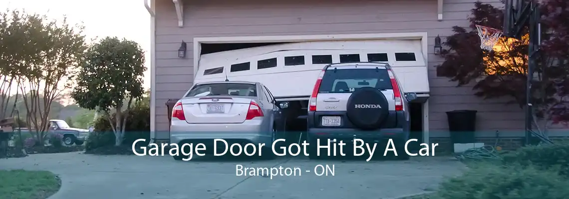 Garage Door Got Hit By A Car Brampton - ON