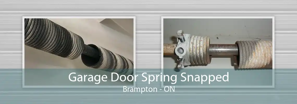 Garage Door Spring Snapped Brampton - ON