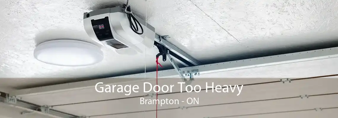 Garage Door Too Heavy Brampton - ON