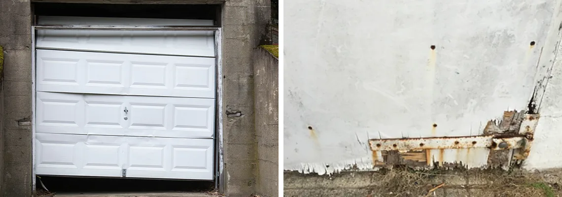 Rotten Commercial Garage Door Repair in Brampton, ON